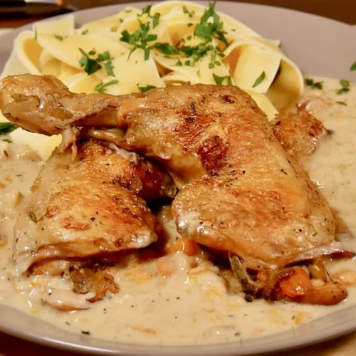 kuracie stehná na smotane