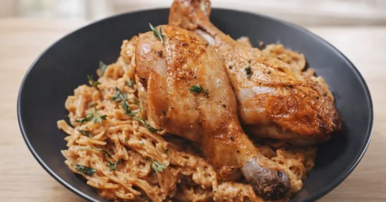 kuracie stehná s kapustou