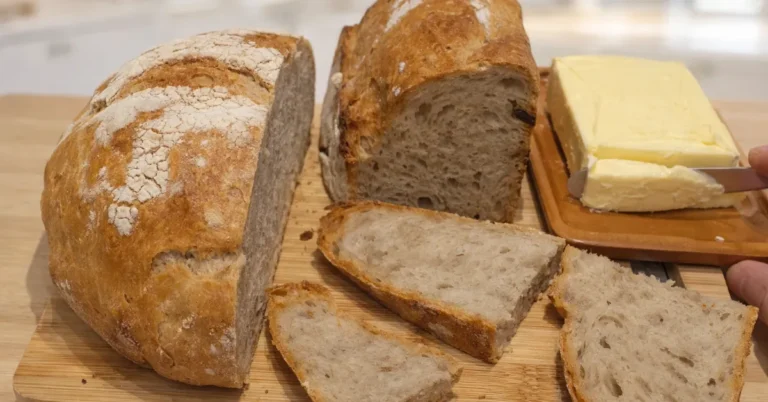 kváskový chlieb z liatinového hrnca