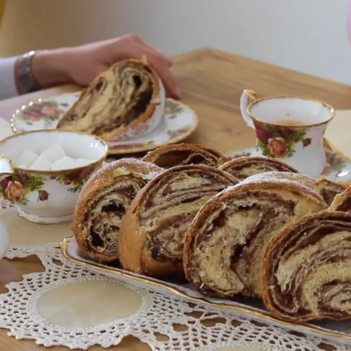 kysnutá orechová štrúdľa