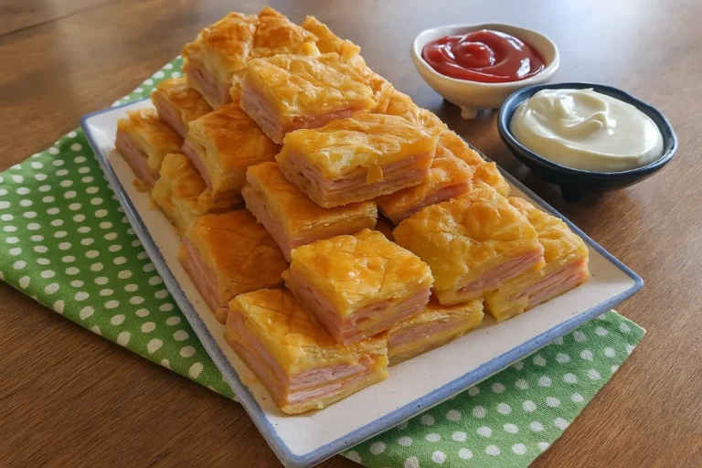 lístkové cesto so šunkou a syrom