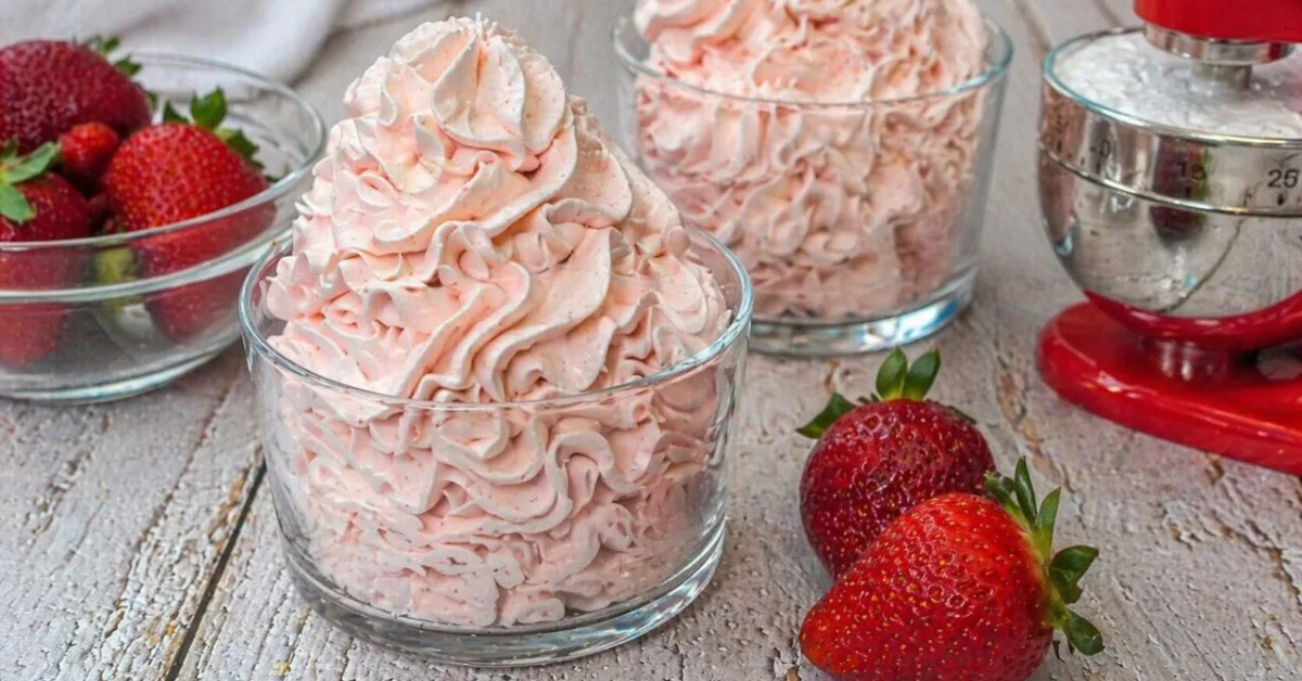 luxusný jahodový krém