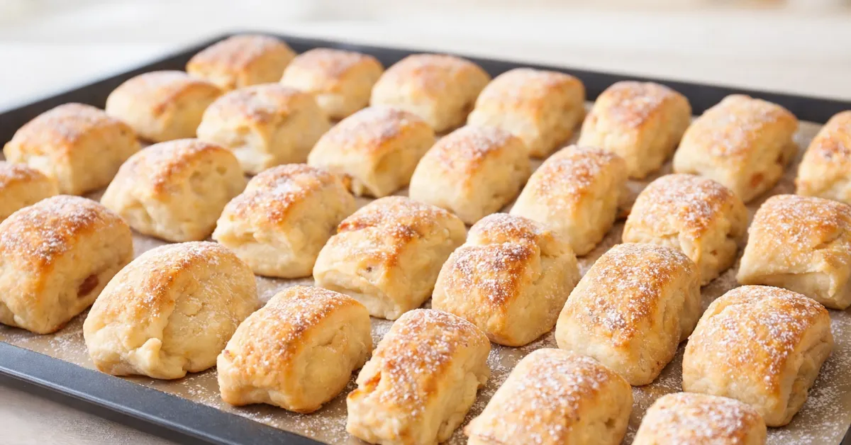 mäkké tvarohové sušienky s jablkami