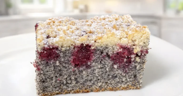 makový koláč na plech