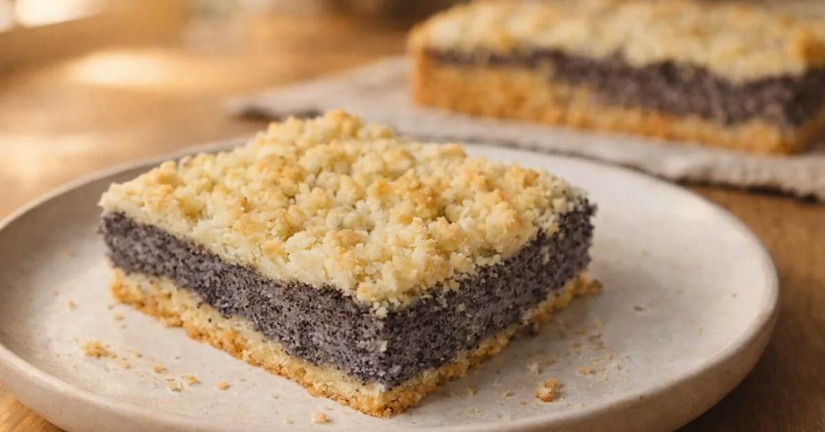 makový koláč s mrveničkou