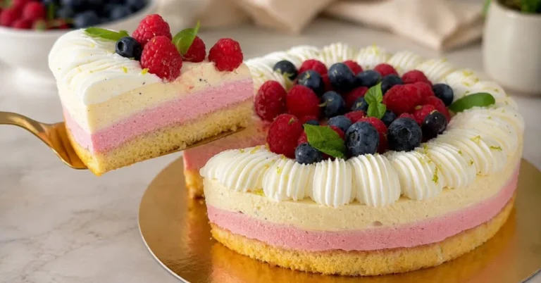 malinovo-vanilkova torta
