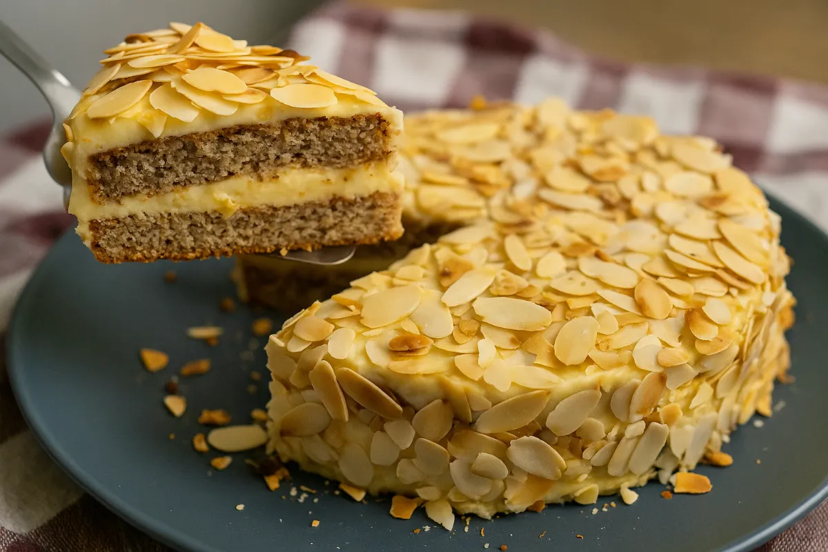 mandľová torta