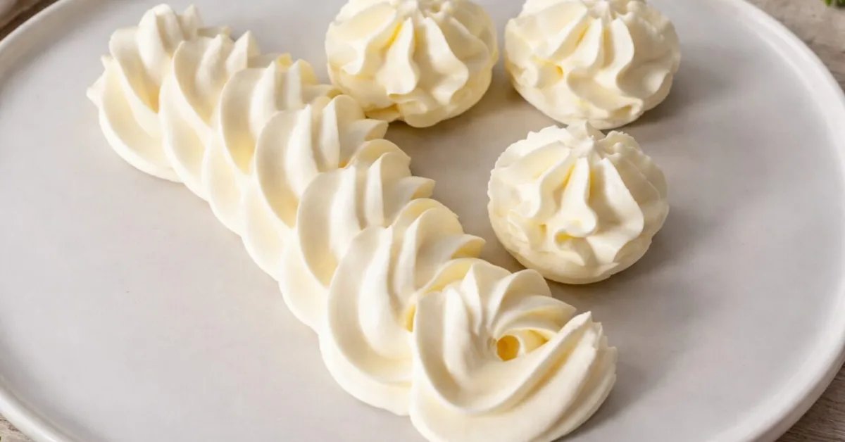 maslový krém z 2 surovín