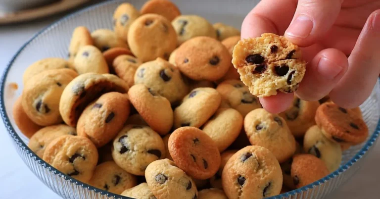 mini cookies s čokoládou