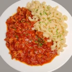 mleté mäso v paradajkovej omáčke