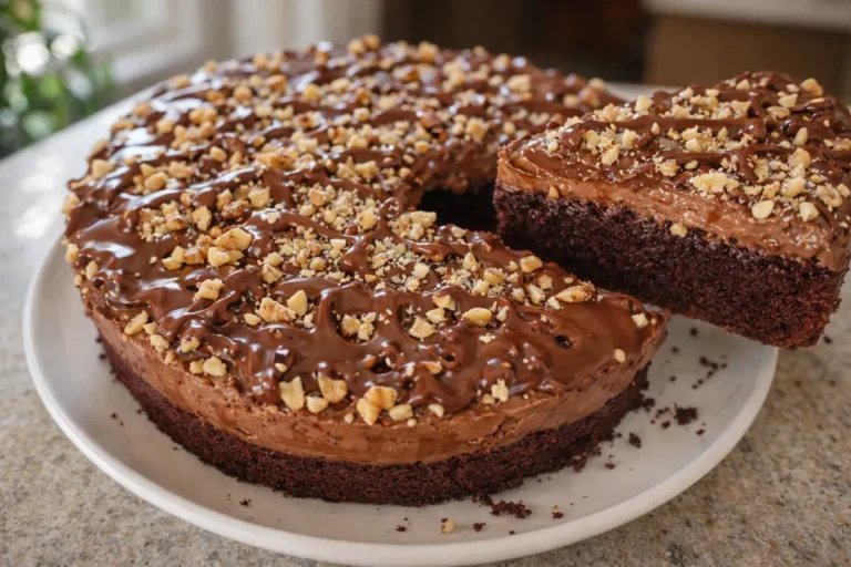 mokrý čokoládový koláč