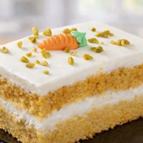 mrkvový koláč s krémom