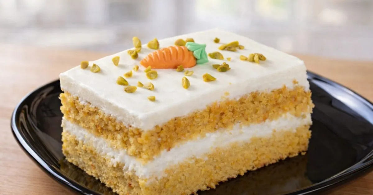 mrkvový koláč s krémom