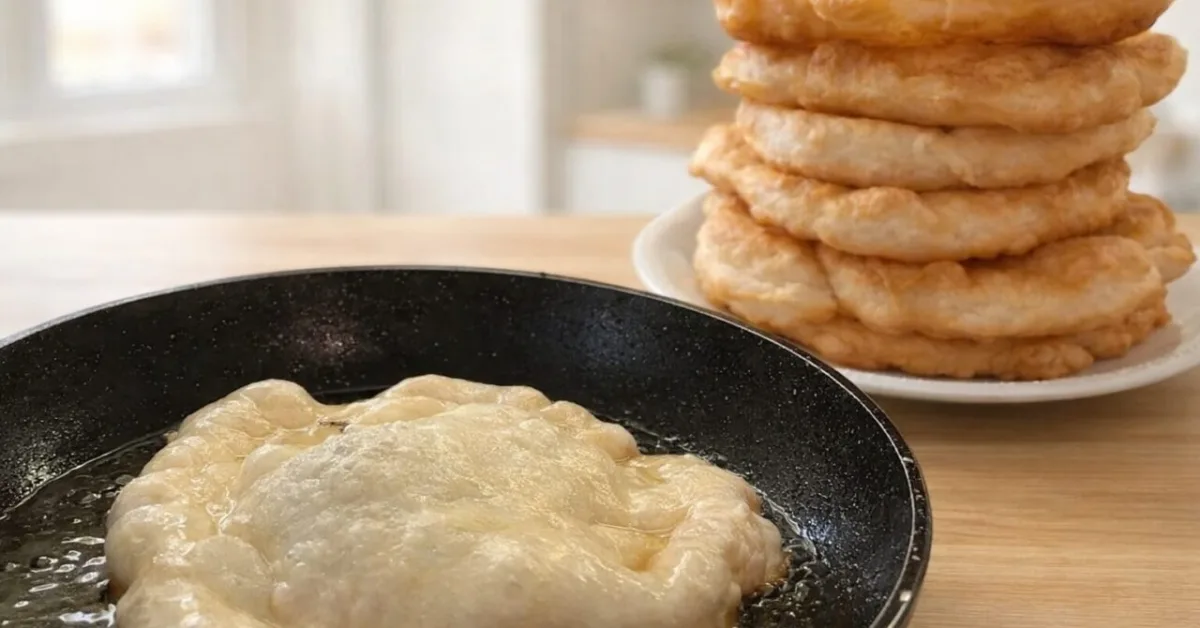 nadýchané vyprážané placky