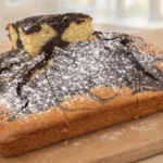 nadýchaný taliansky mramorový koláč