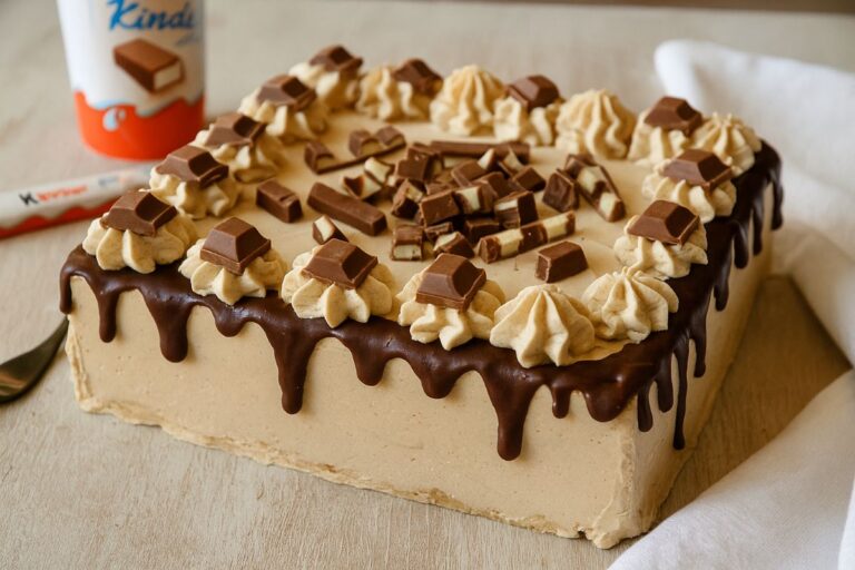 nepečená Kinder torta