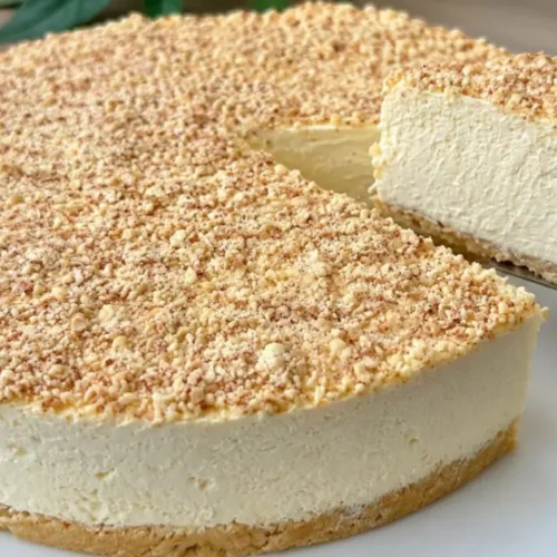nepečená broskyňová torta