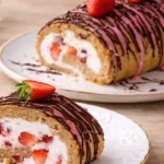 nepečená keksíková roláda