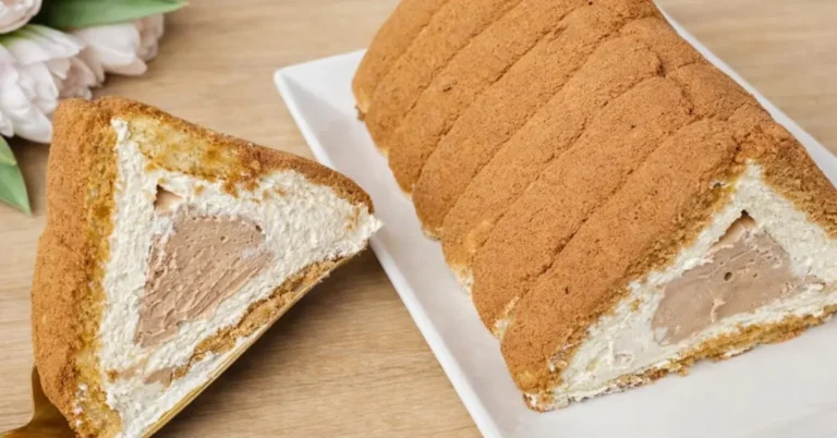 nepečená pyramída z piškót