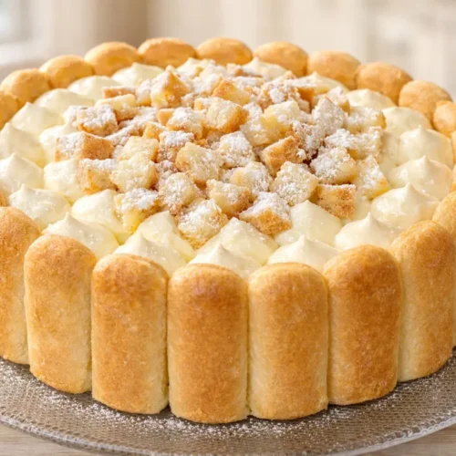 nepečená torta Mimosa