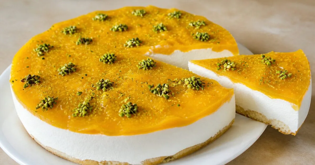 nepečená torta s tvarohovým krémom