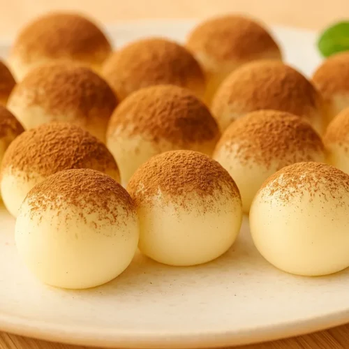 nepečené mliečne guličky