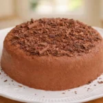 nepečený čokoládový dezert