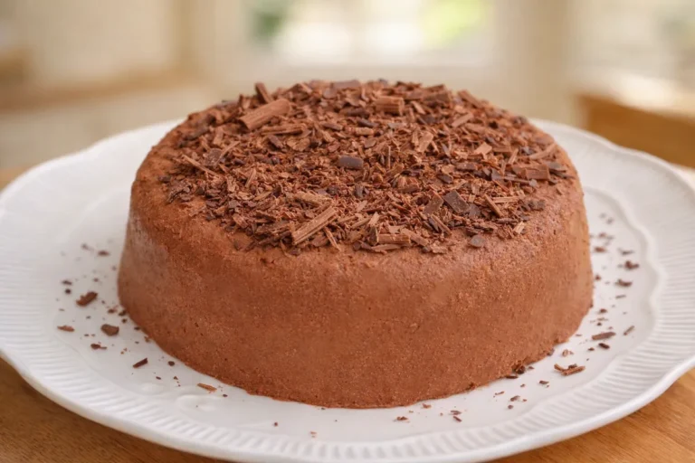 nepečený čokoládový dezert