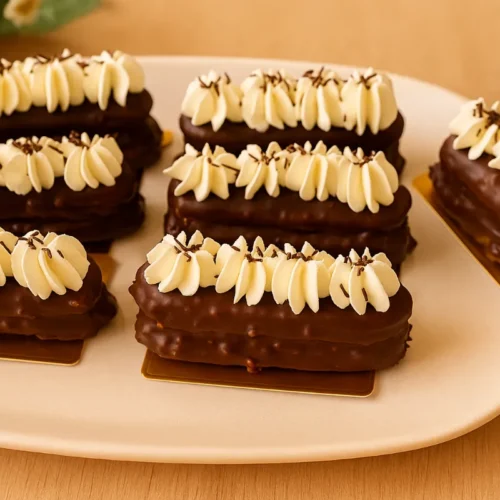 nepečený dezert z piškót