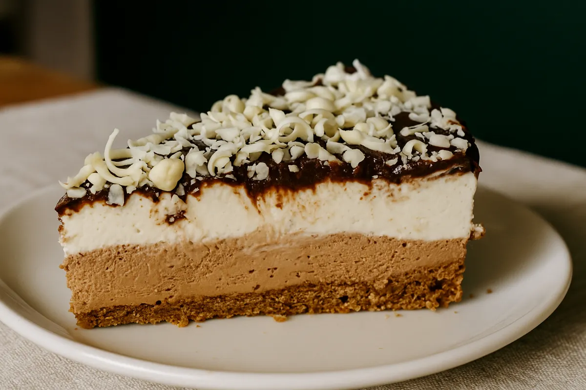 nepečený dvojčokoládový cheesecake