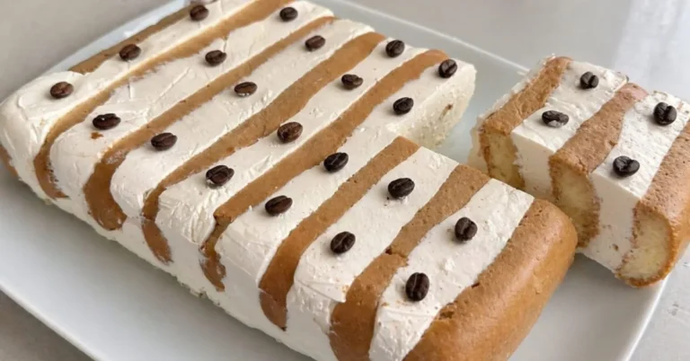 nepečený kávový dezert