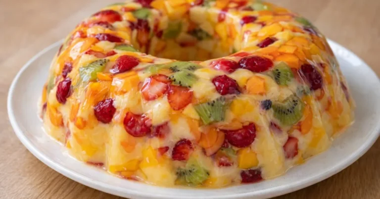 nepečený ovocný dezert