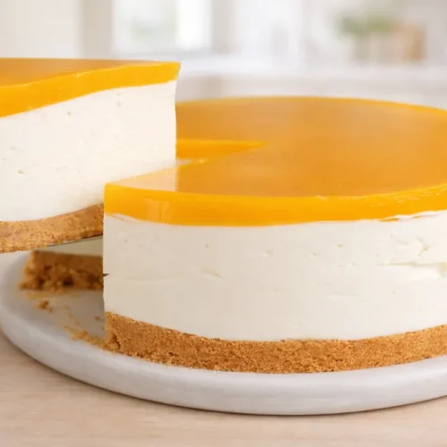nepečený ricottový cheesecake