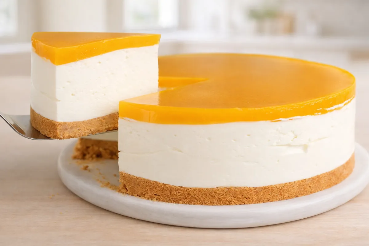 nepečený ricottový cheesecake