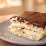 nepečený sušienkový dezert