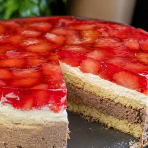 nepečený tvarohový dezert