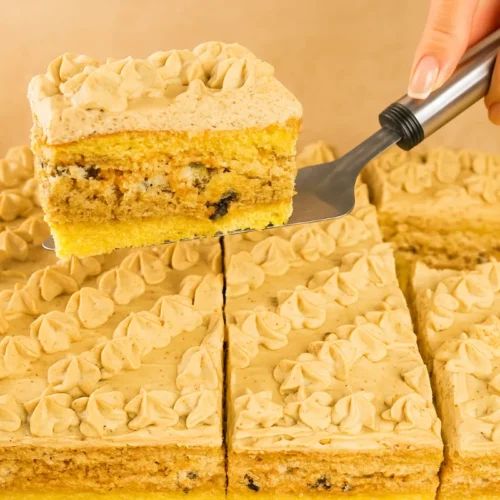 orechové rezy s kávovým krémom