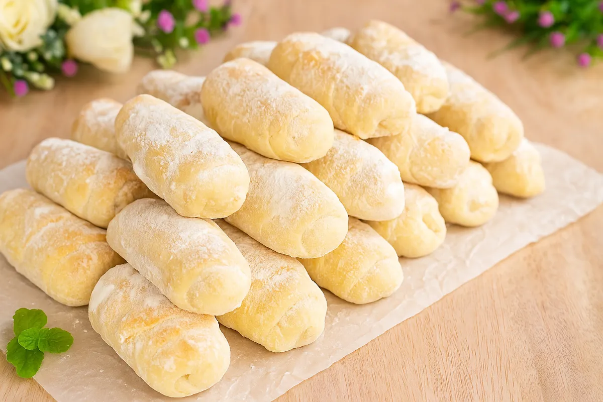 orechové rožky z kyslej smotany