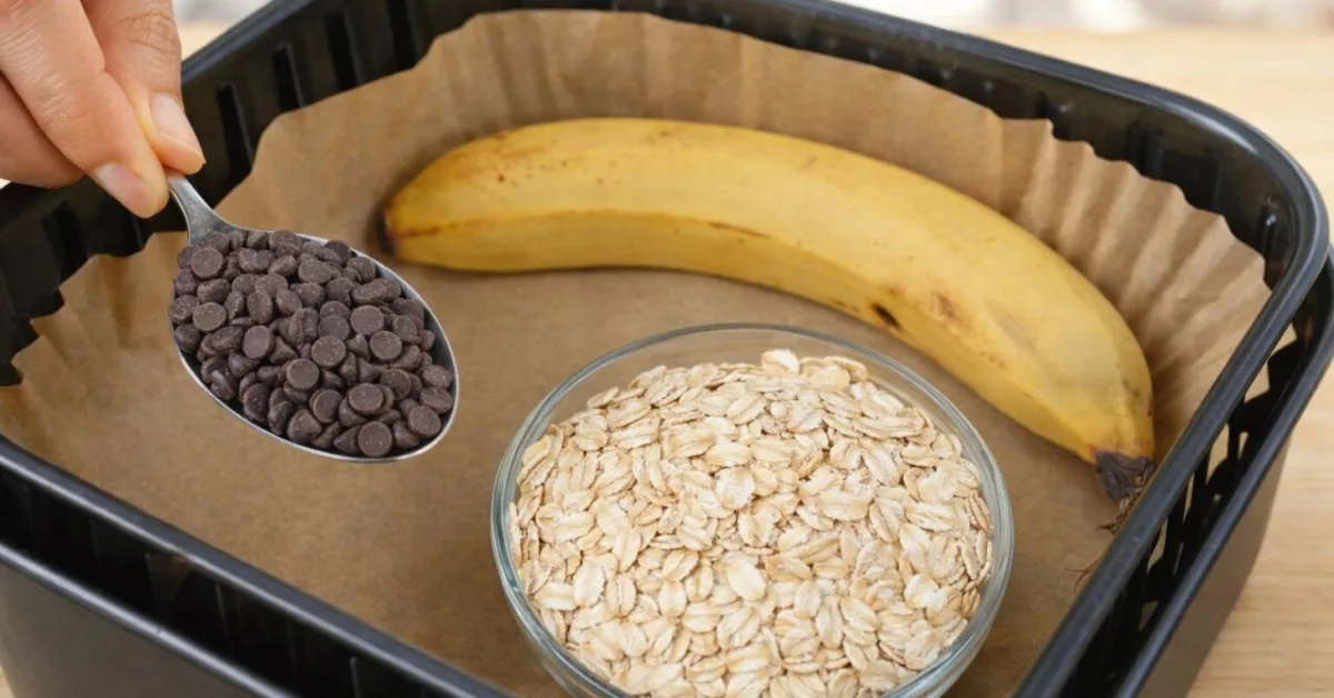 ovsené sušienky z teplovzdušnej fritézy