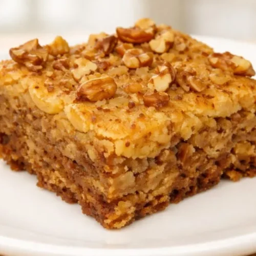 ovsený koláč s jablkami