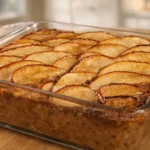 ovsený koláč s jablkami