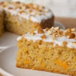 ovsený koláč s jablkom a mrkvou