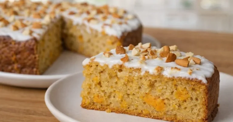 ovsený koláč s jablkom a mrkvou