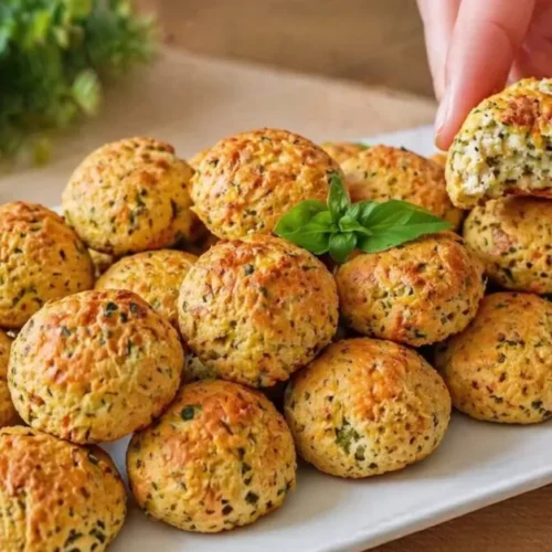 pečené cuketové guľôčky