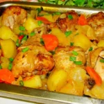 pečené kura z jedného plechu