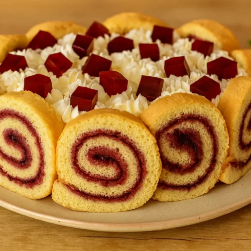 piškótová šarlota s nutellou