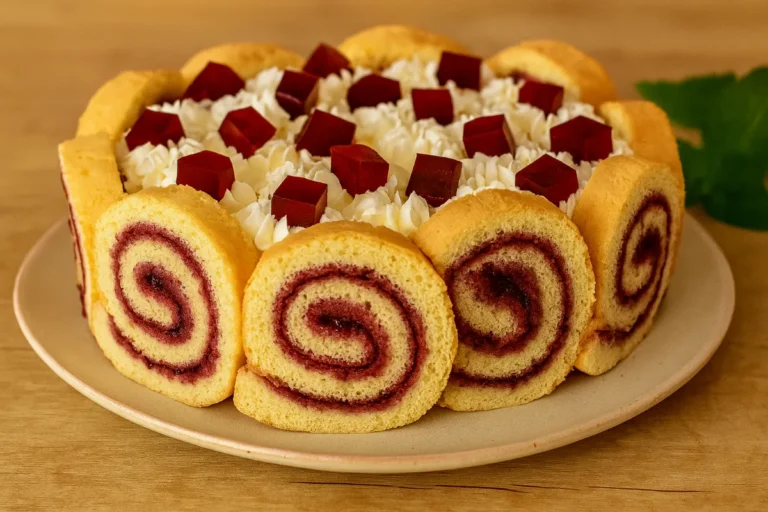 piškótová šarlota s nutellou