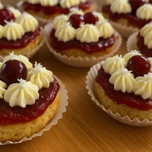 piškótové mini tortičky