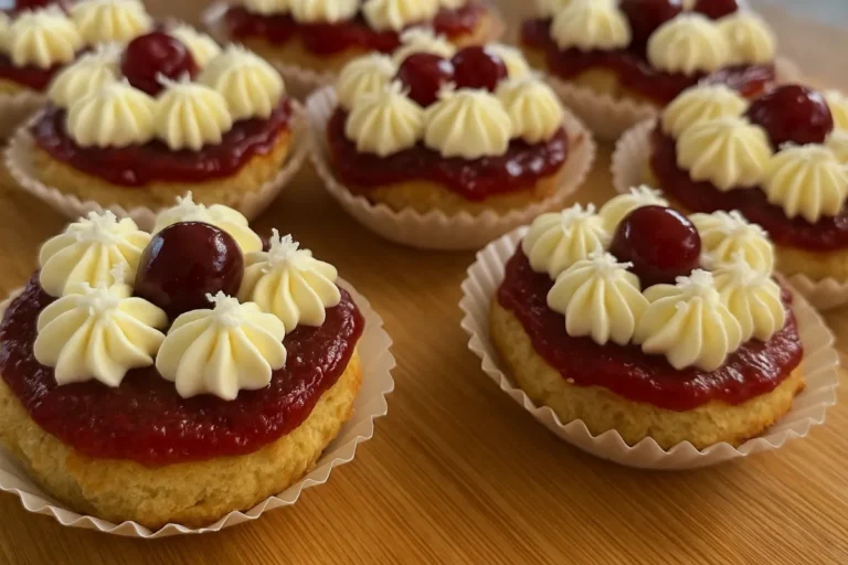 piškótové mini tortičky