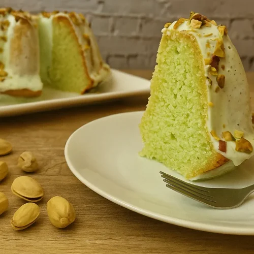 pistáciová bábovka